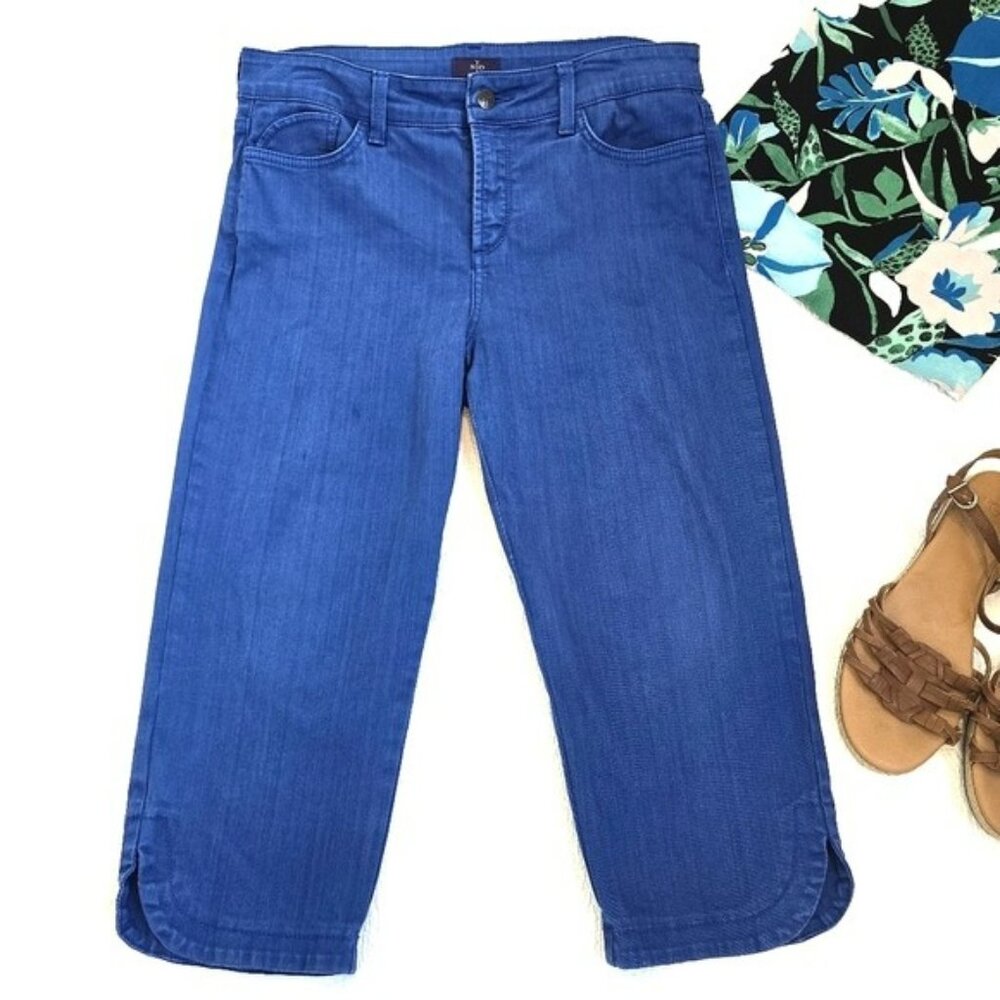 NYDJ Blue Ankle Cropped Jeans